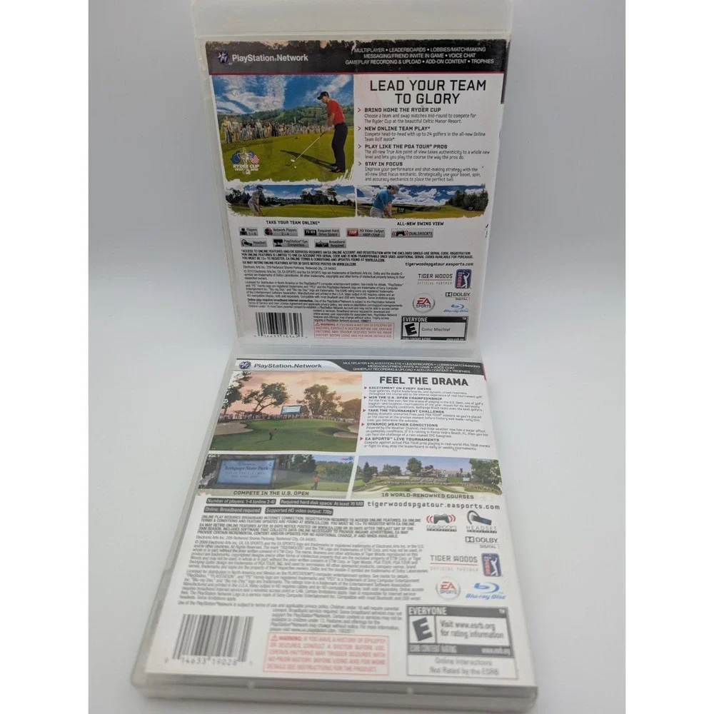 Tiger Woods Pga Tour 10 & 11 - Sony PlayStation‎ 3 PS3 Complete